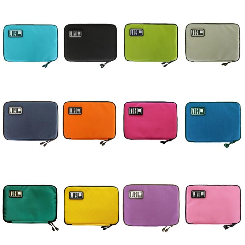 NNEIDS Portable Multifunctional U Disk Storage Bag For Mobile Phone Accessories - Orange
