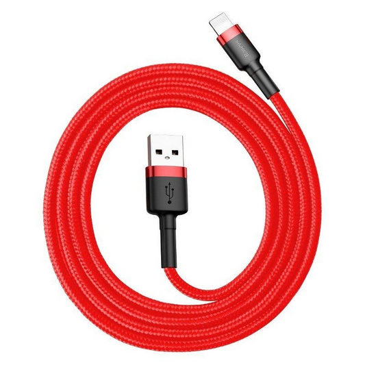 Baseus Cafule USB-Lightning töltőkábel 0.5m piros (CALKLF-A09) (CALKLF-A09)