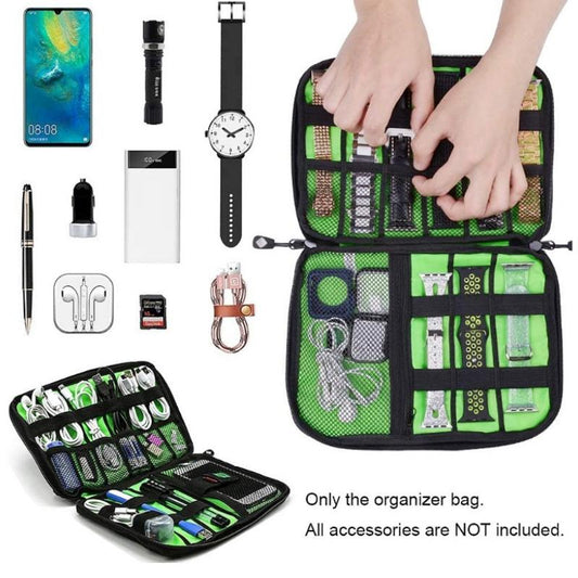 NNEIDS Portable Multifunctional U Disk Storage Bag For Mobile Phone Accessories - Orange